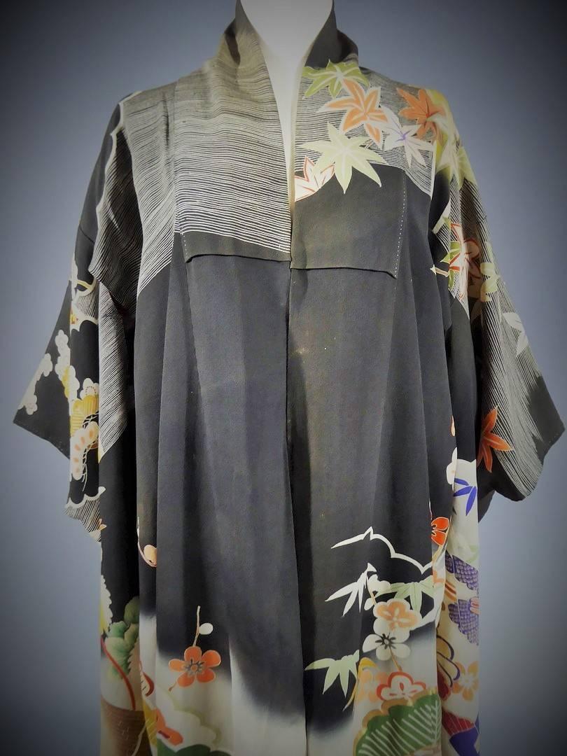 Japanese Furisode Kimono Of Ceremony Circa 1930 1