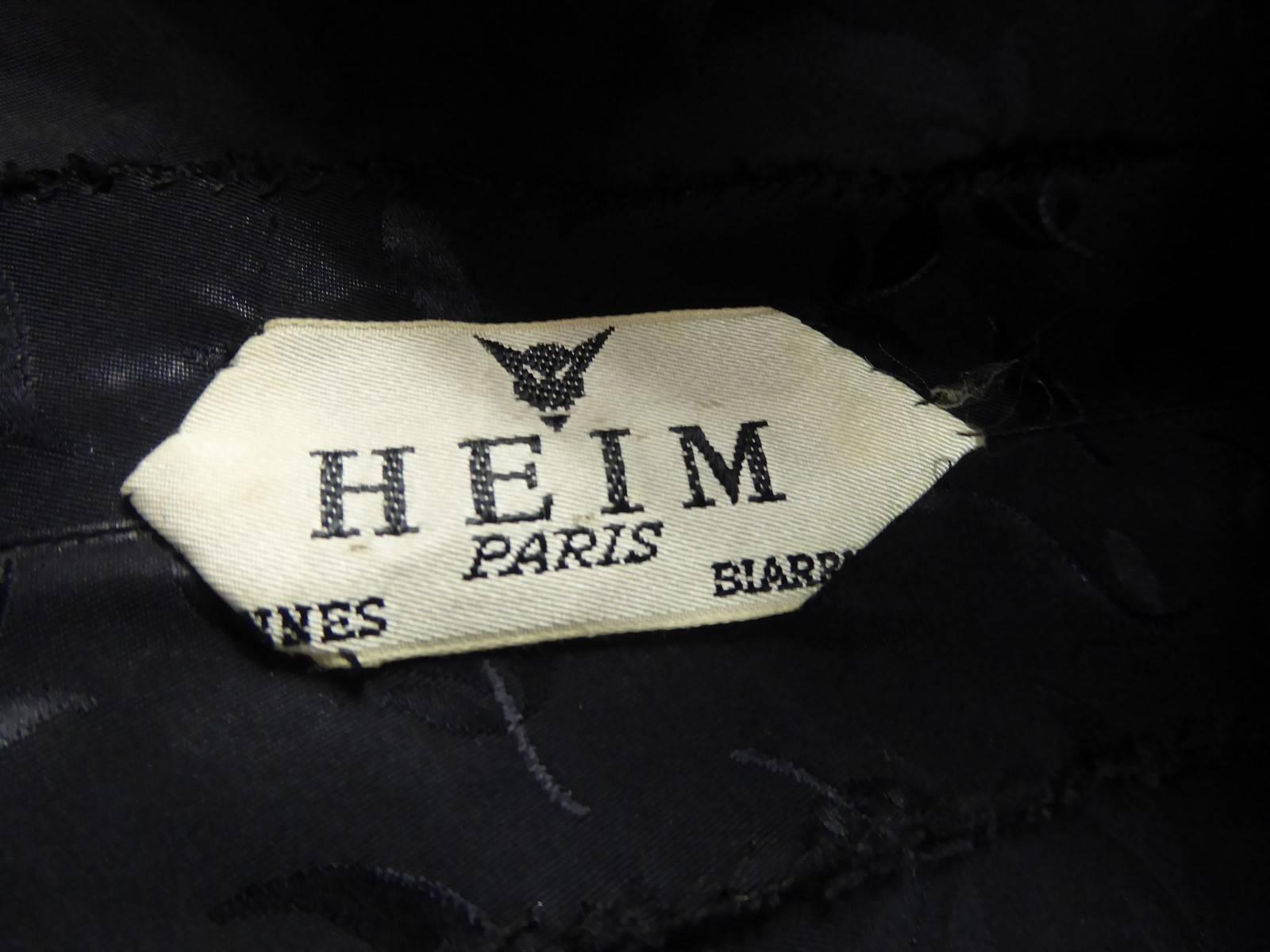 Jacques Heim Dress Haute Couture Circa 1950 5