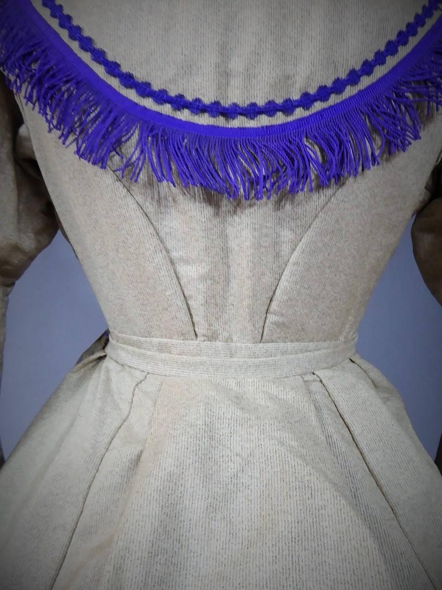 Promenade Challis Crinoline Dress From 1860 2