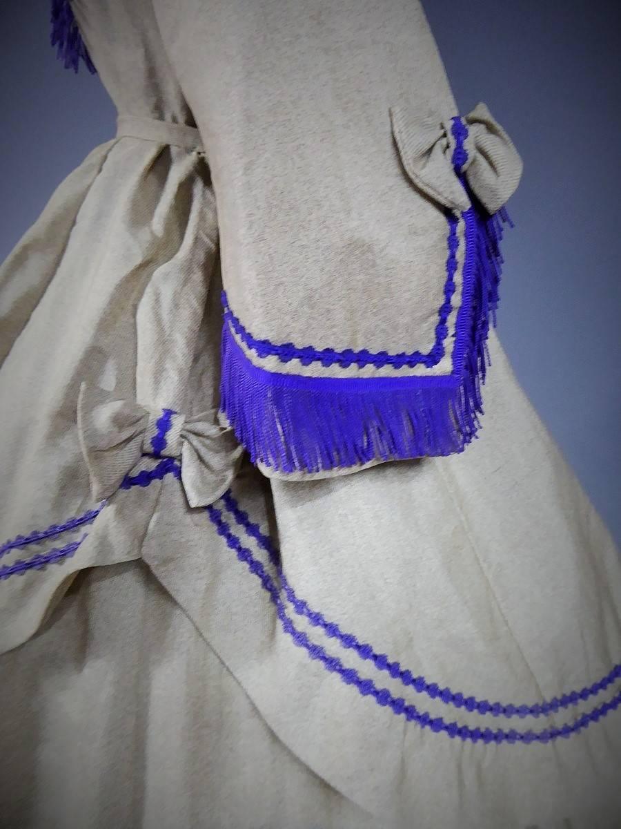 Promenade Challis Crinoline Dress From 1860 3