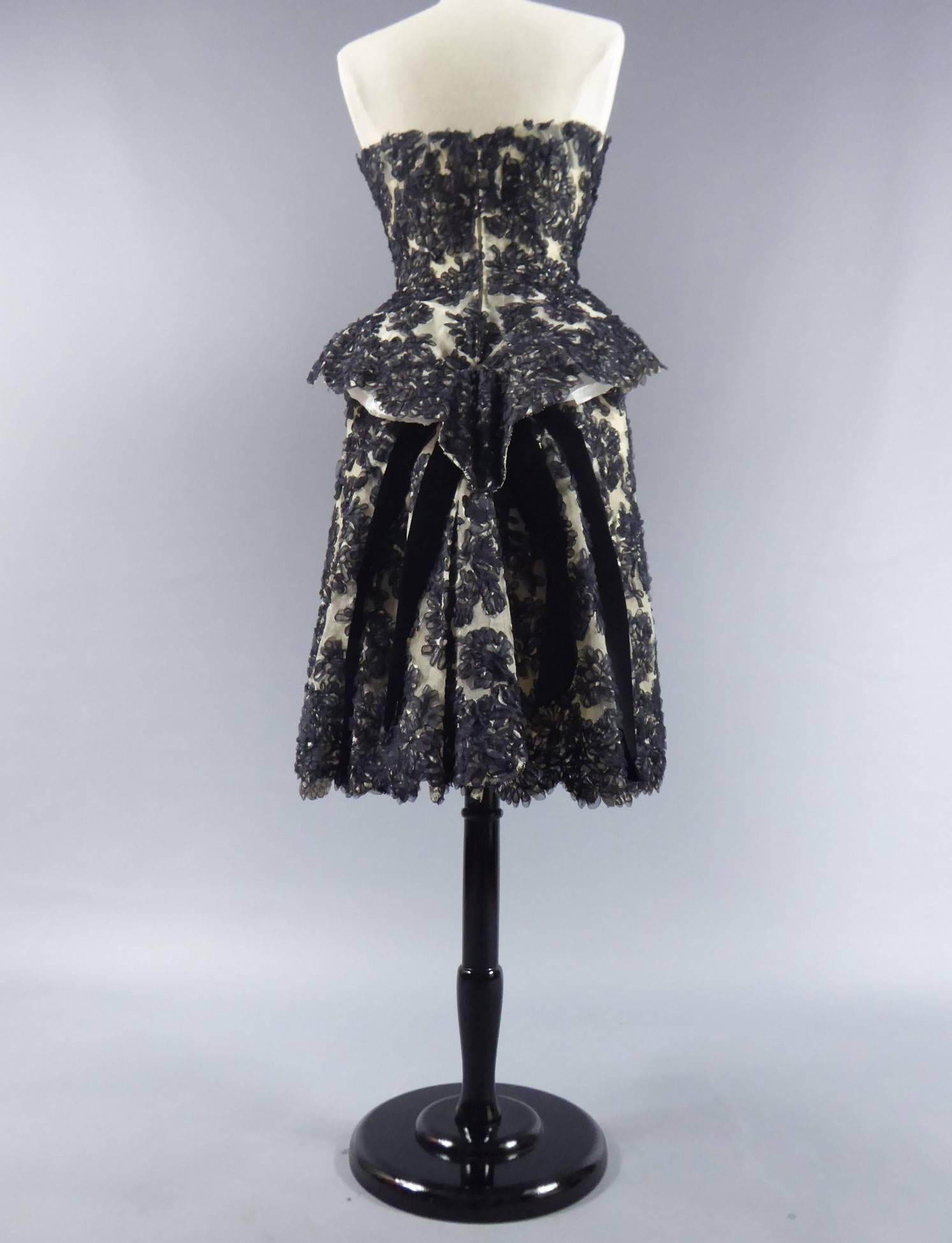 Carven Haute Couture Kleid:: um 1960 4