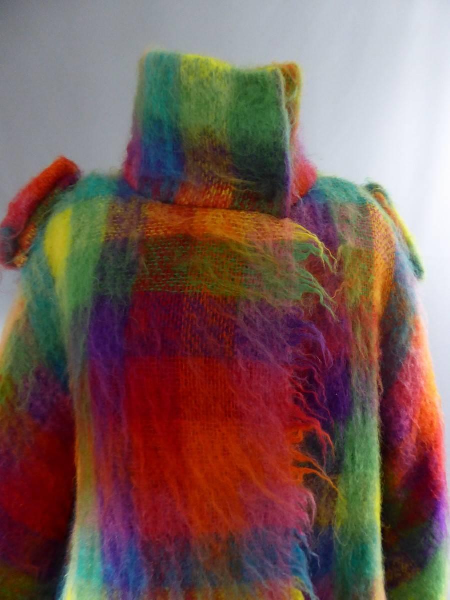 Women's Jean-Charles de Castelbajac woollen coat 80s