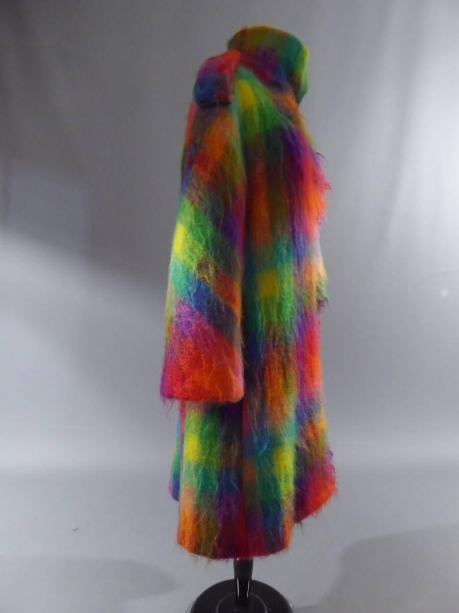 Jean-Charles de Castelbajac woollen coat 80s 1