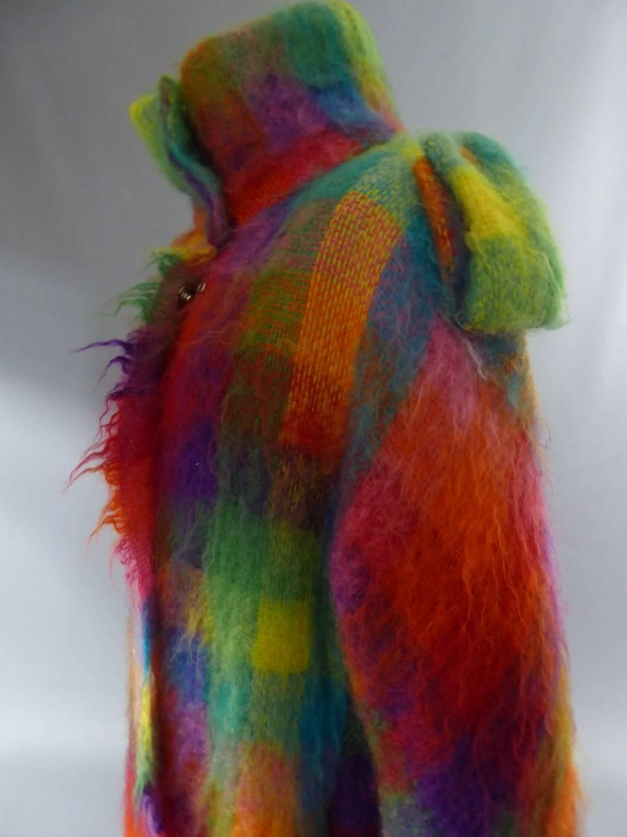 Jean-Charles de Castelbajac woollen coat 80s 3