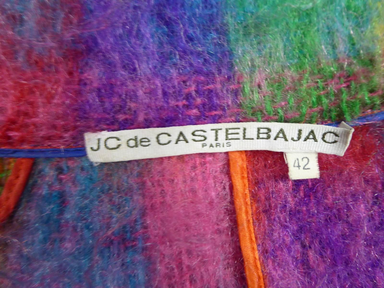 Jean-Charles de Castelbajac woollen coat 80s 5