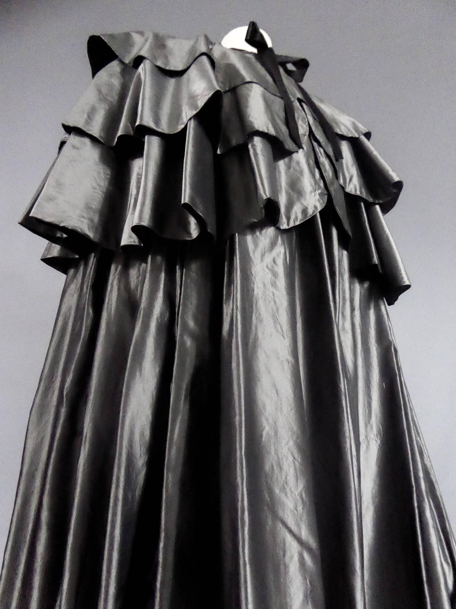 Black Christian Dior Haute Couture Cape Number 15592