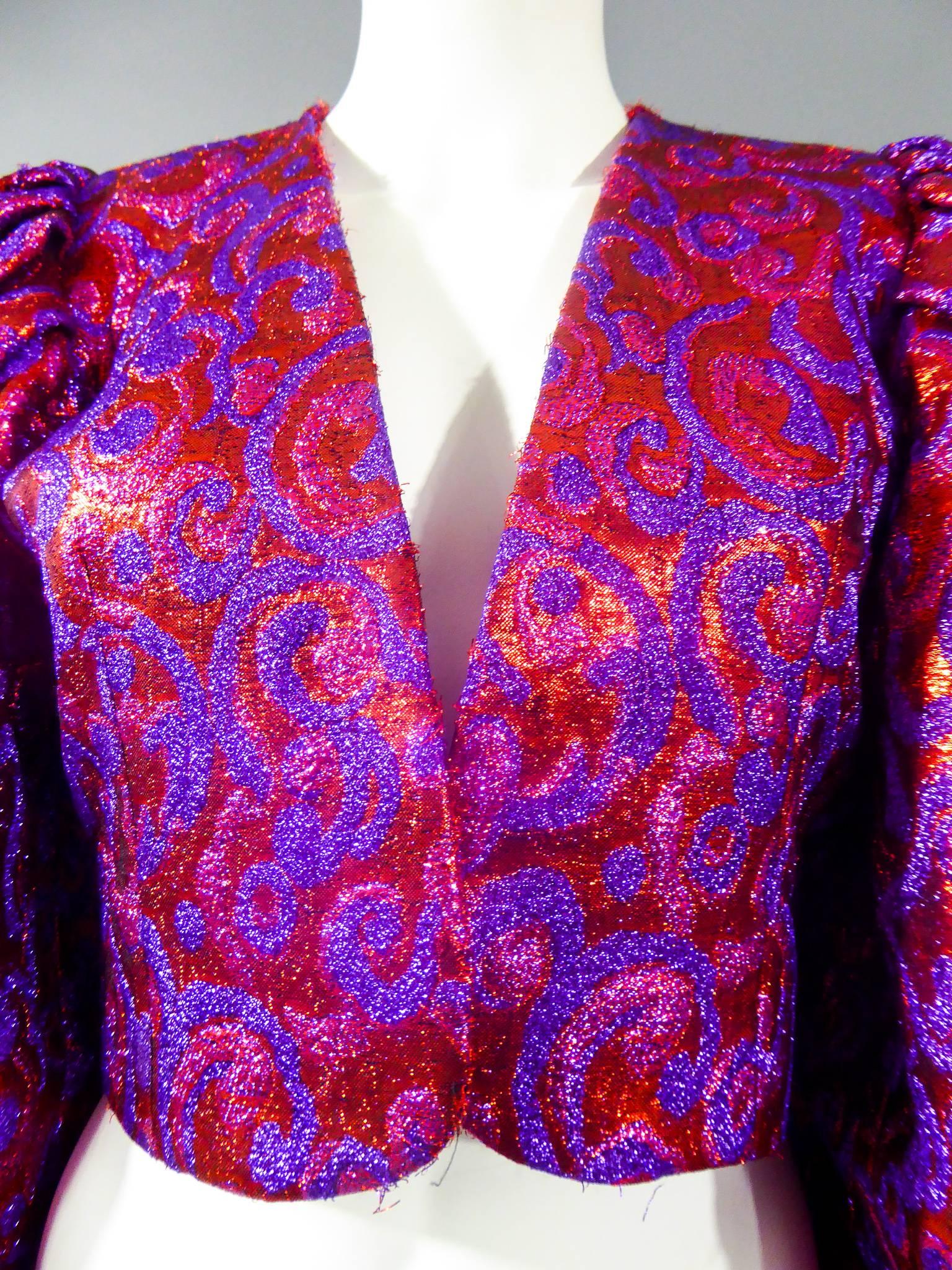 Yves Saint Laurent Haute Couture Boléro, Winter 1989 4