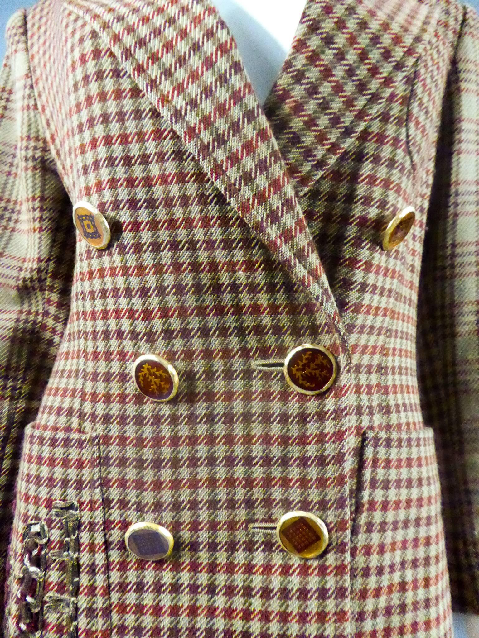 A Christian Lacroix Plaid Wool Jacket Circa 1990 For Sale at 1stDibs ...