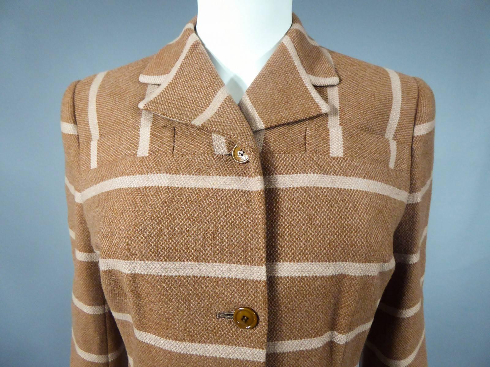 Brown Hebe Sport Woman's Suit - England Circa 1950