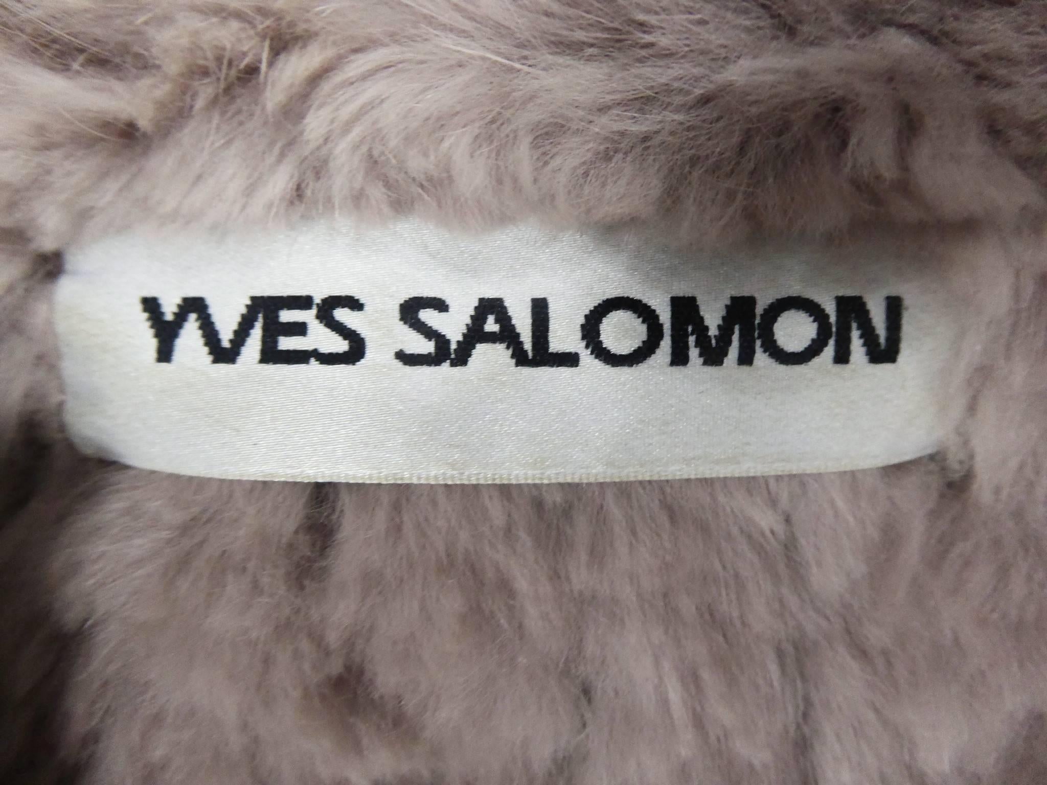 An Yves Salomon Knitting fur - Saint Tropez France Circa 2000 2