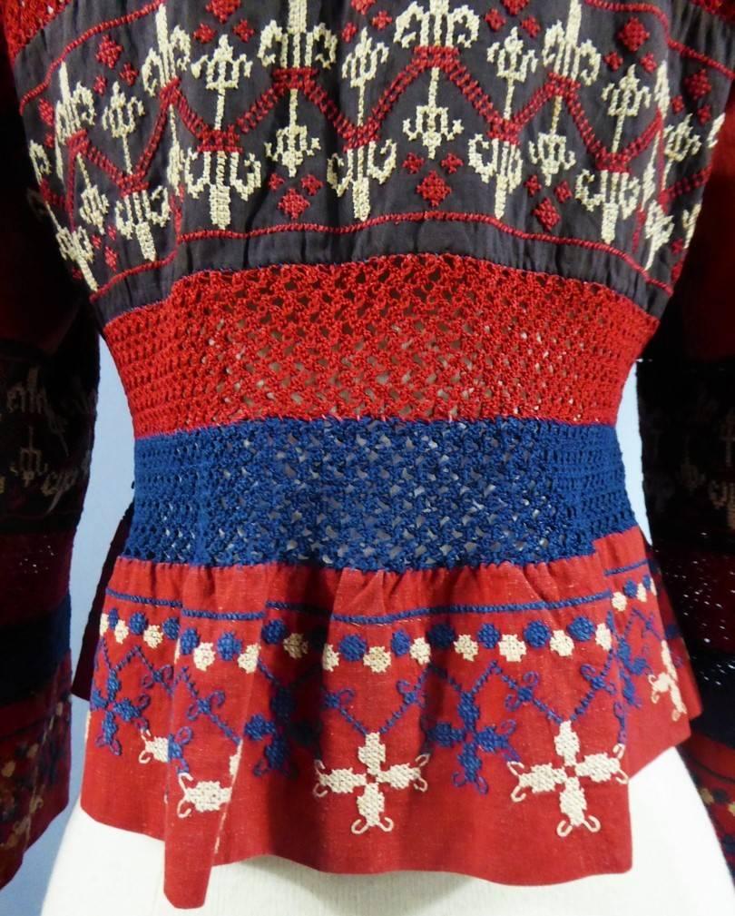  Russian inspired embroidered bodice France, circa 1920  2