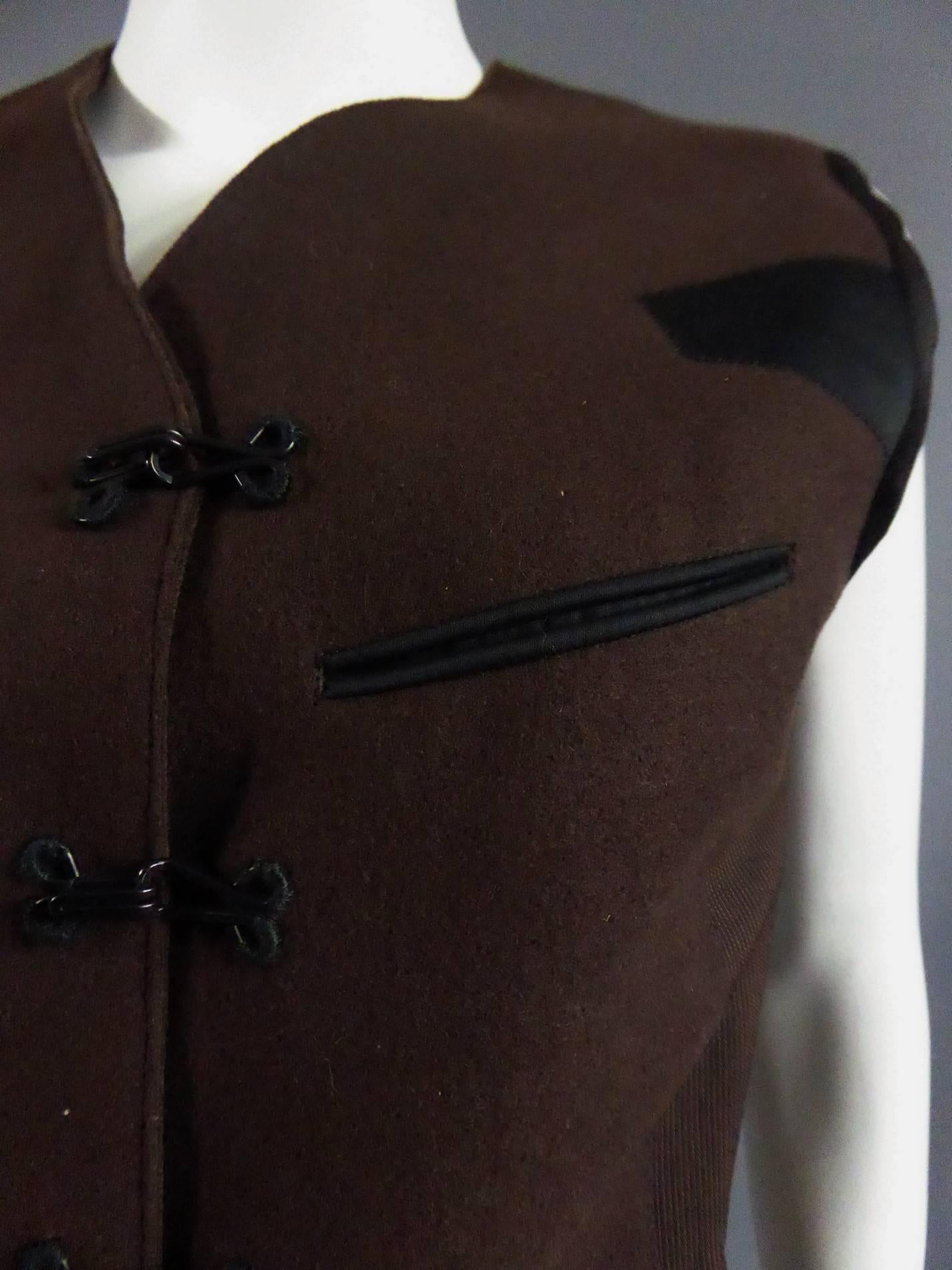 Jean Paul Gaultier Femme Zweiteiliger Anzug aus Wolle Damen im Angebot