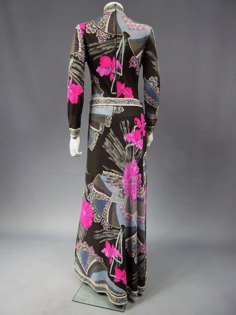 Léonard Printed Woollen Dress 2