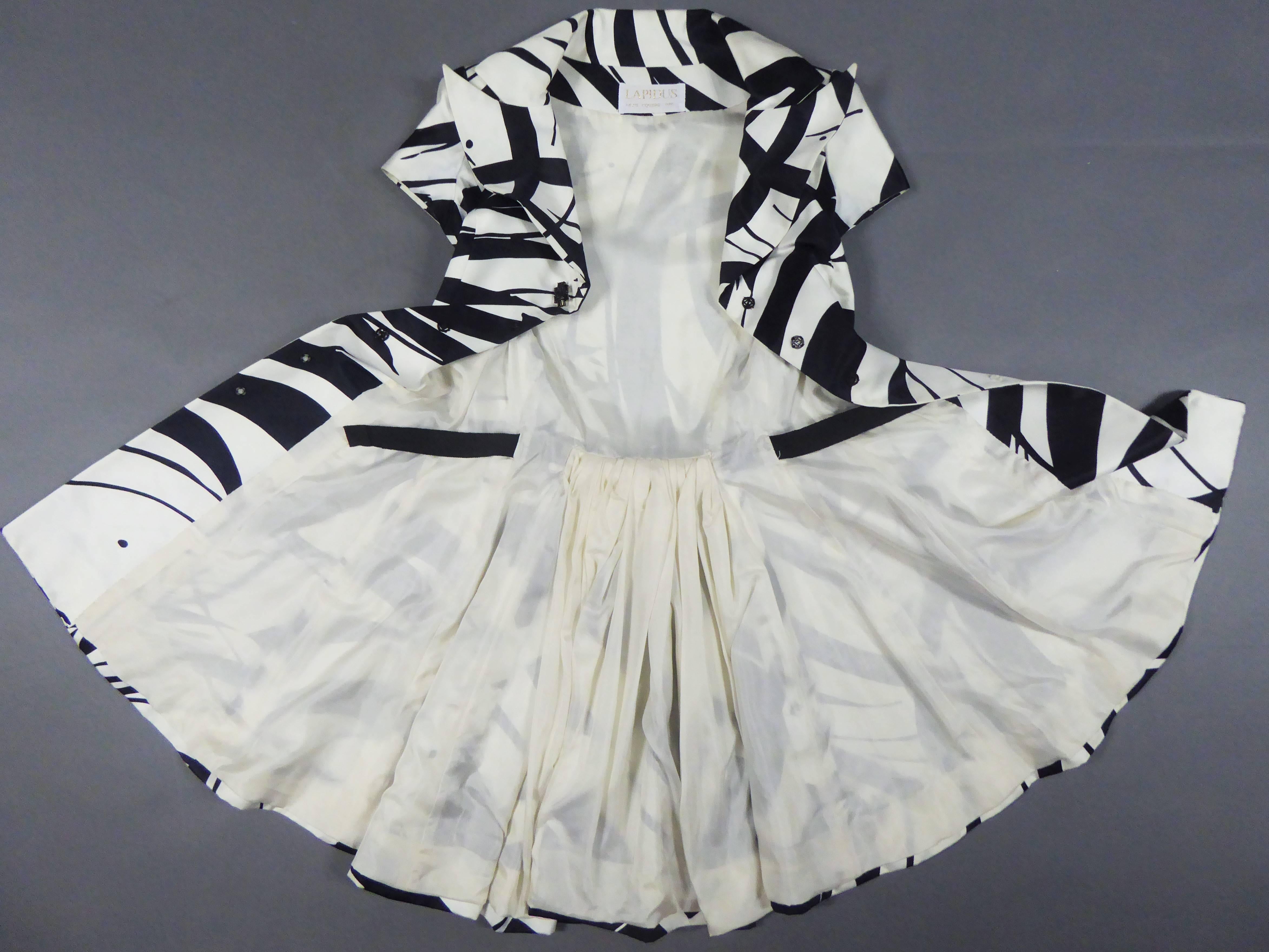 Ted Lapidus by Olivier Lapidus Haute Couture-Kleid, um 1990  im Angebot 5