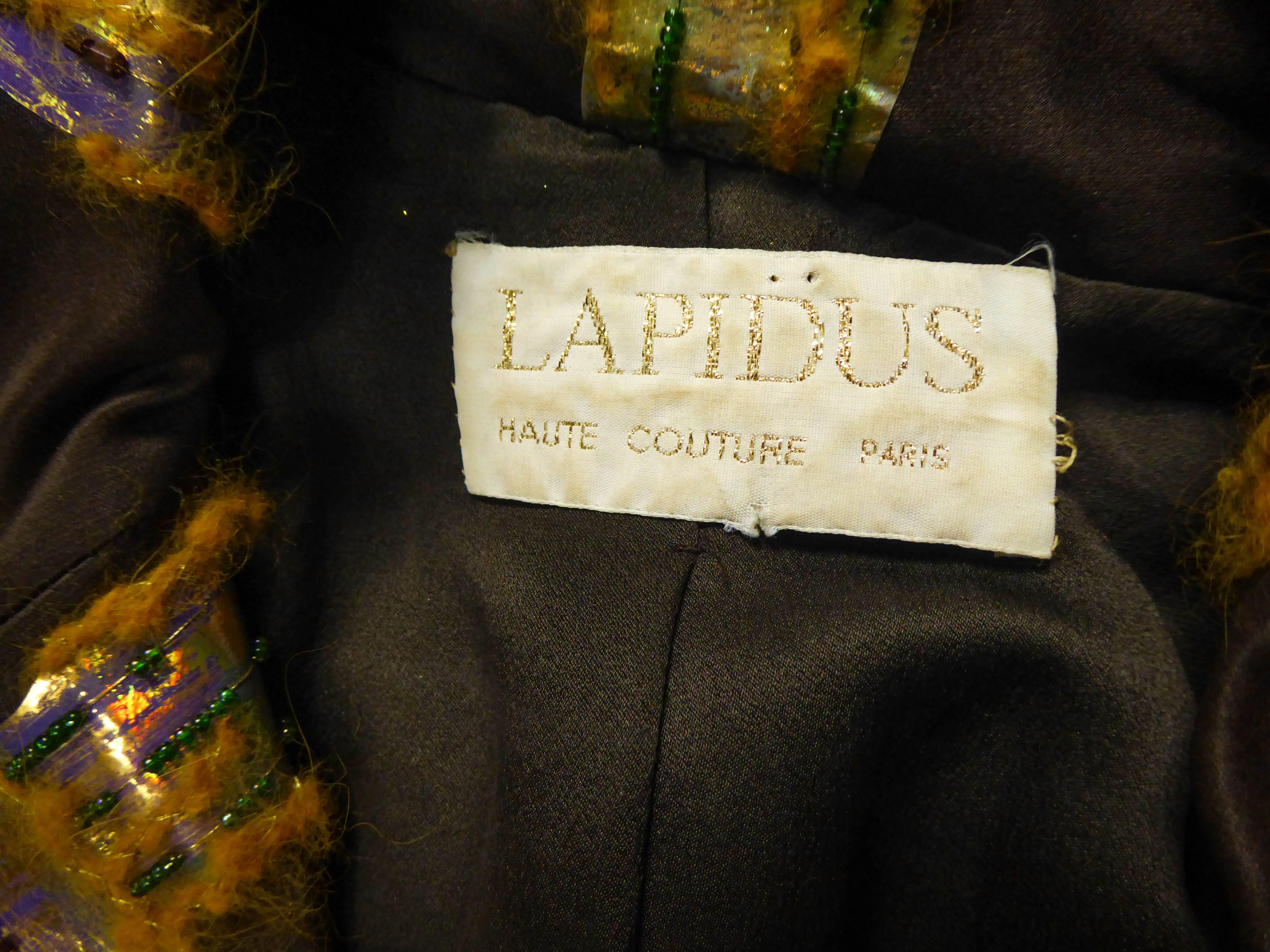 Ted Lapidus Haute Couture Skirt Set by Olivier Lapidus  Circa 1990 8