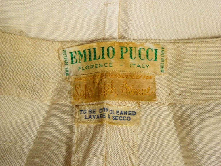 Emilio Pucci Tubular Early Pants - Circa 1960 For Sale at 1stDibs ...