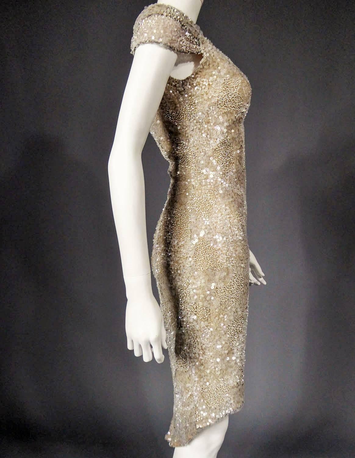Christian Dior John Galliano Couture sequin Dress - Circa 2000 2