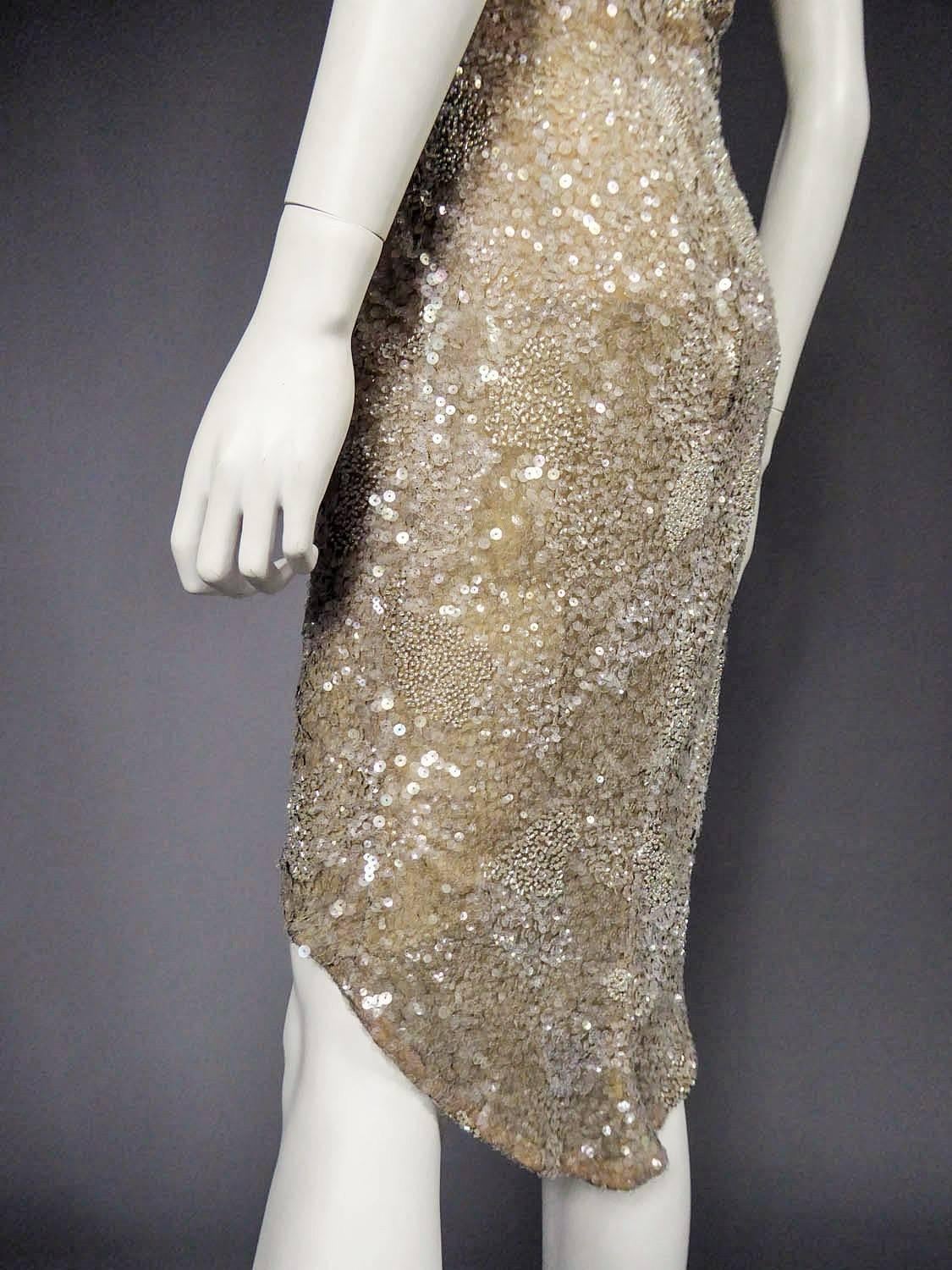 Christian Dior John Galliano Couture sequin Dress - Circa 2000 6