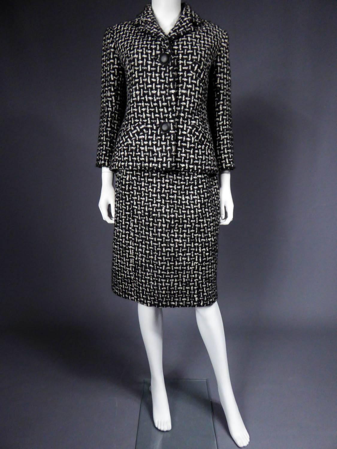 Christian Dior Skirt Suit Original Patron n ° 7351 - Fall 1962 In Excellent Condition In Toulon, FR