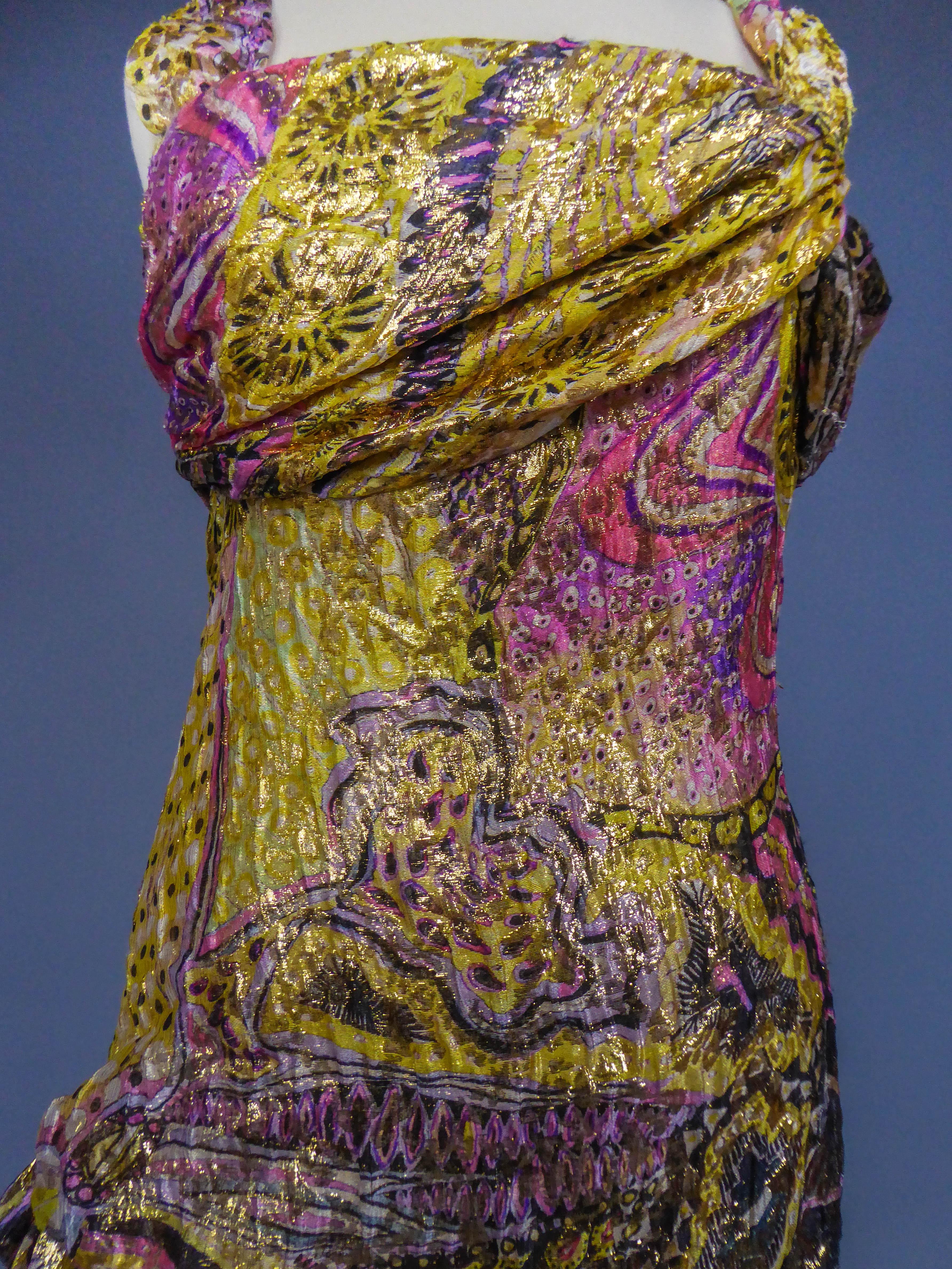 Brown Christian Lacroix Couture Evening Dress, Circa 2000