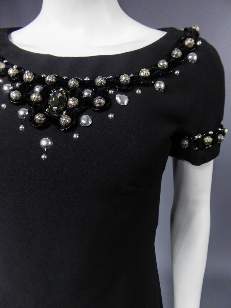 Dolce and Gabbana Little Jewelry Black Dress, circa 2005 For Sale at ...