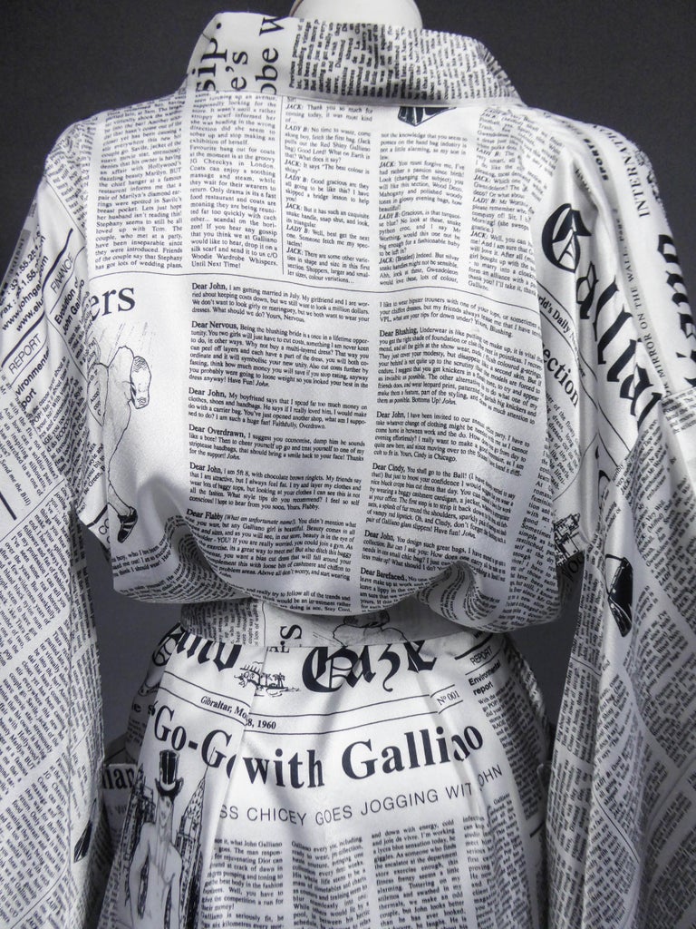 newspaper silk dress Newspaper Print Maxi Dress
