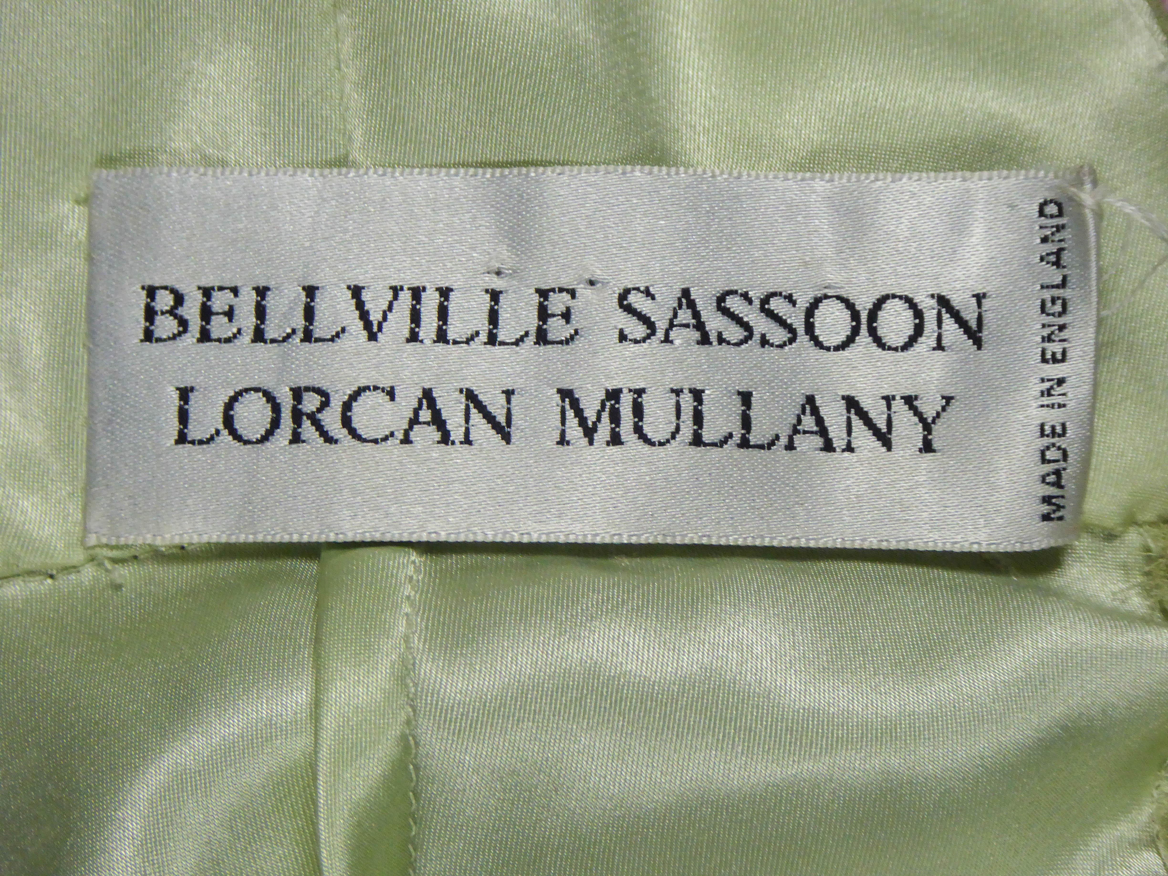 Beige Belleville Sassoon Cocktail Dress Circa 1990