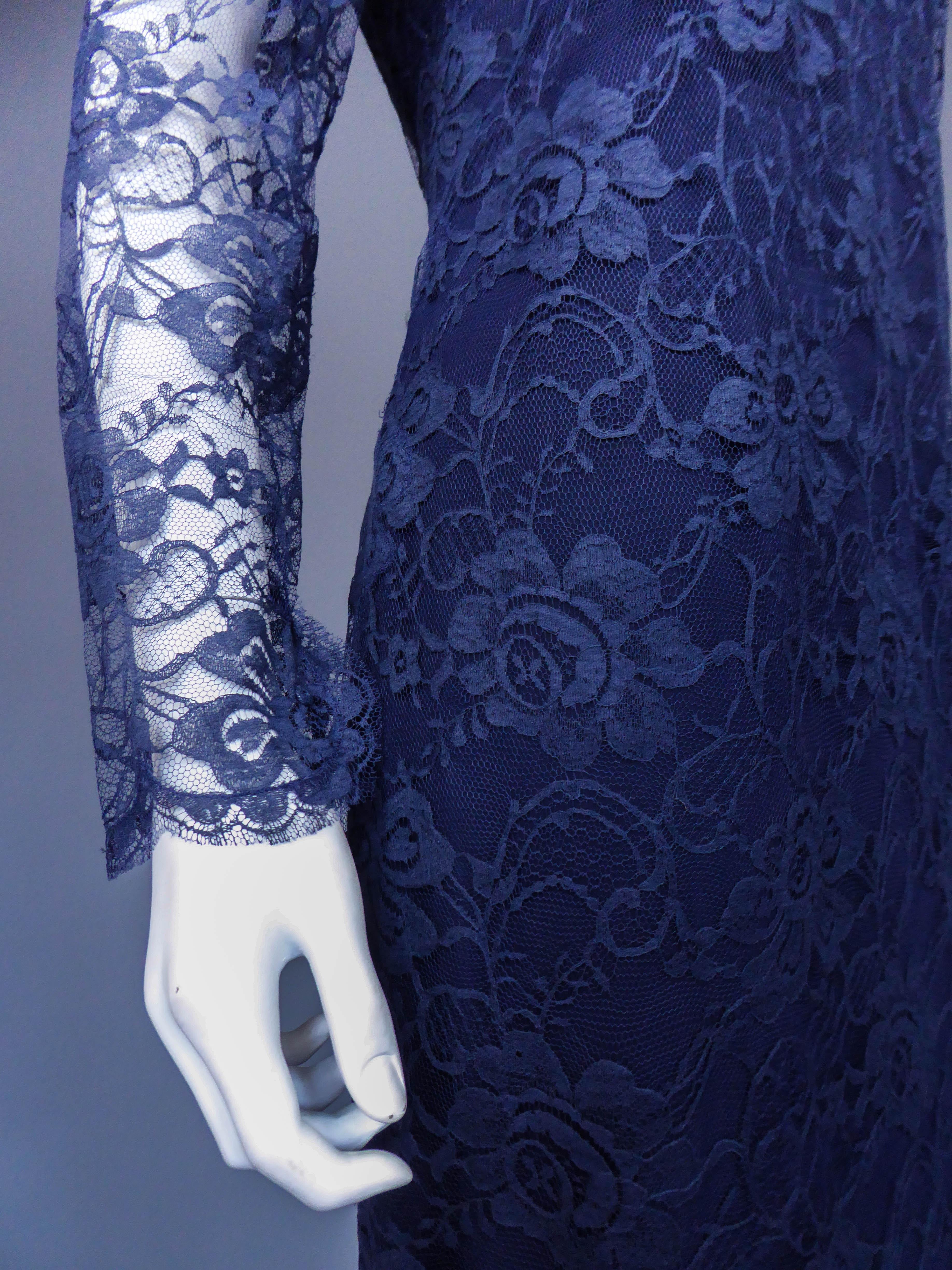 Evening dress and cape attributed to Pierre Cardin Couture, Circa 1985 4