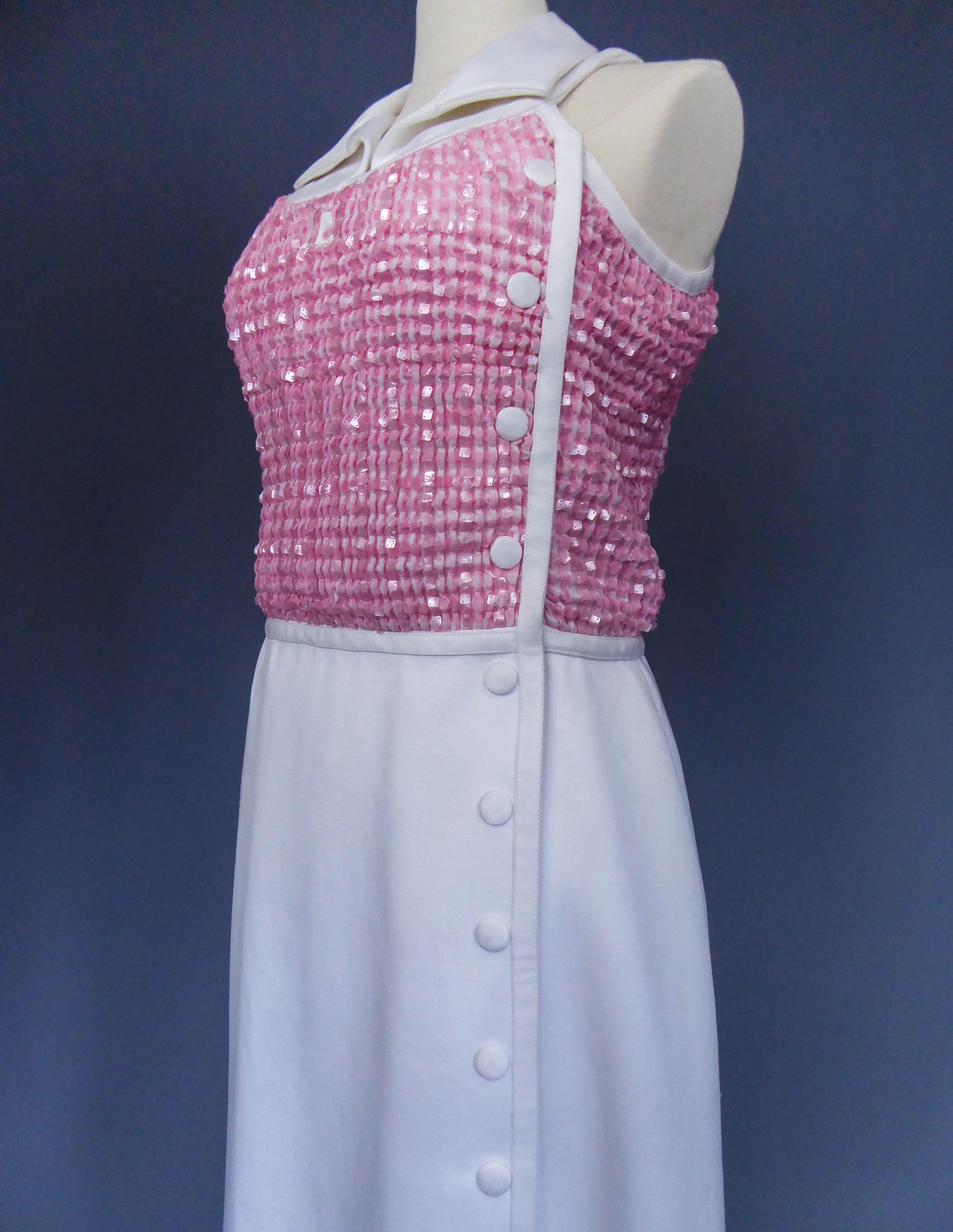 An André Courrèges French Couture numbered 303810 Circa 1970/1980 1