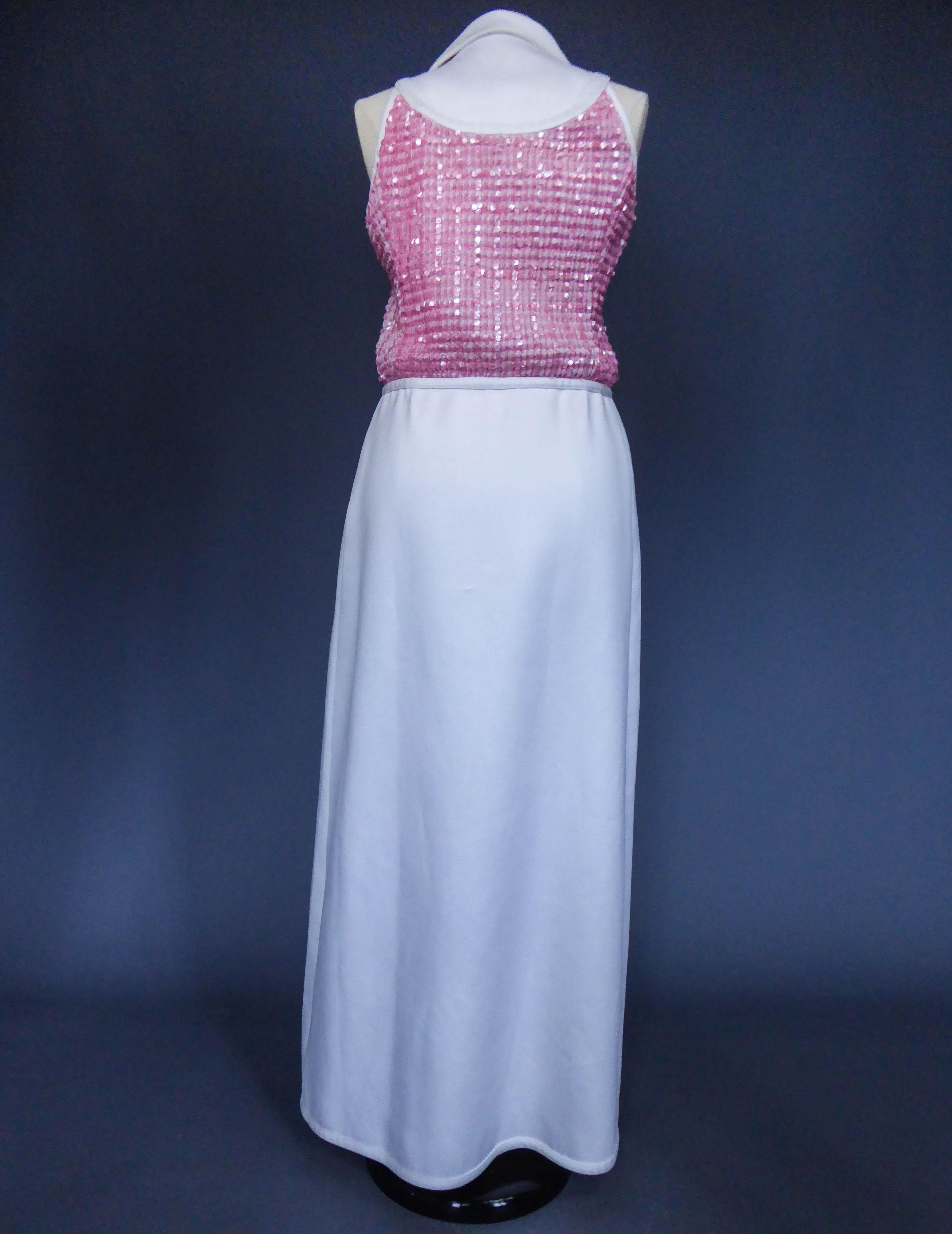 An André Courrèges French Couture numbered 303810 Circa 1970/1980 4