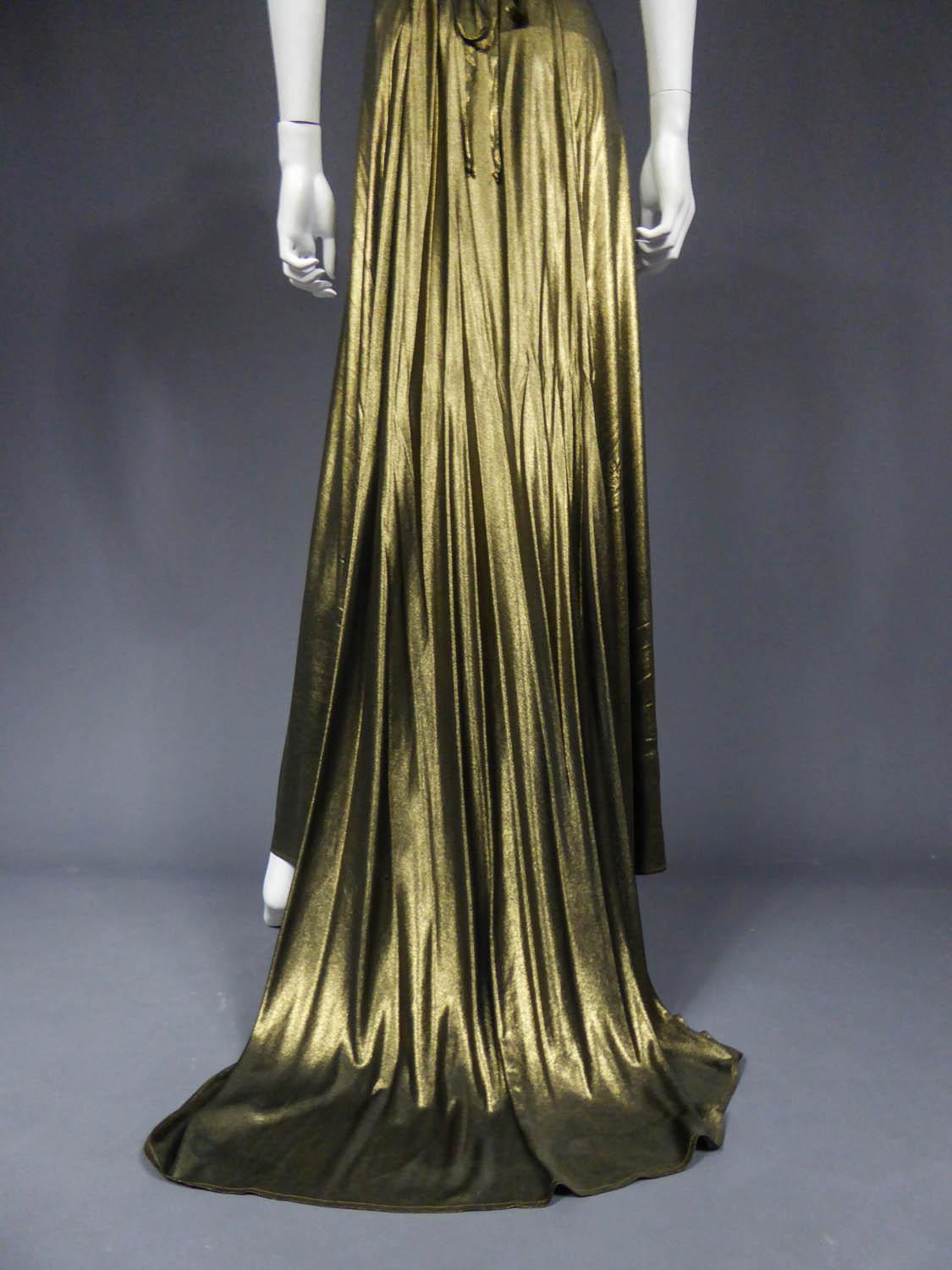 Christian Lacroix Haute Couture Golden Evening Gown, Circa 1995 (Schwarz)