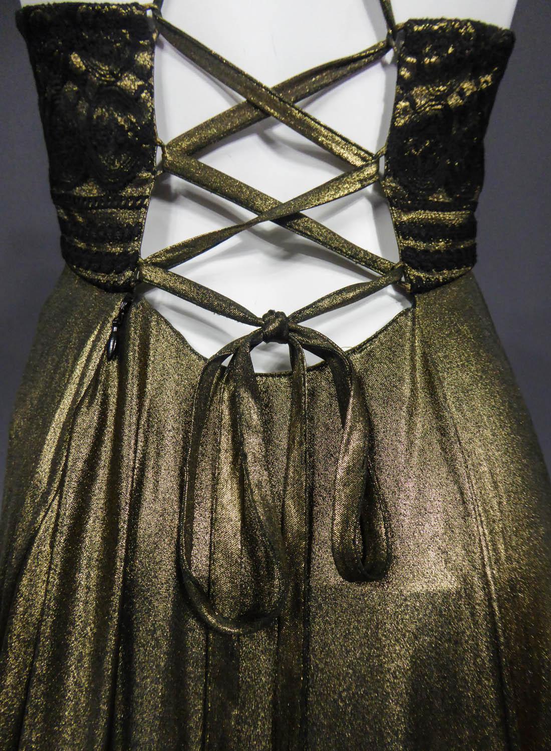 Christian Lacroix Haute Couture Golden Evening Gown, Circa 1995 Damen