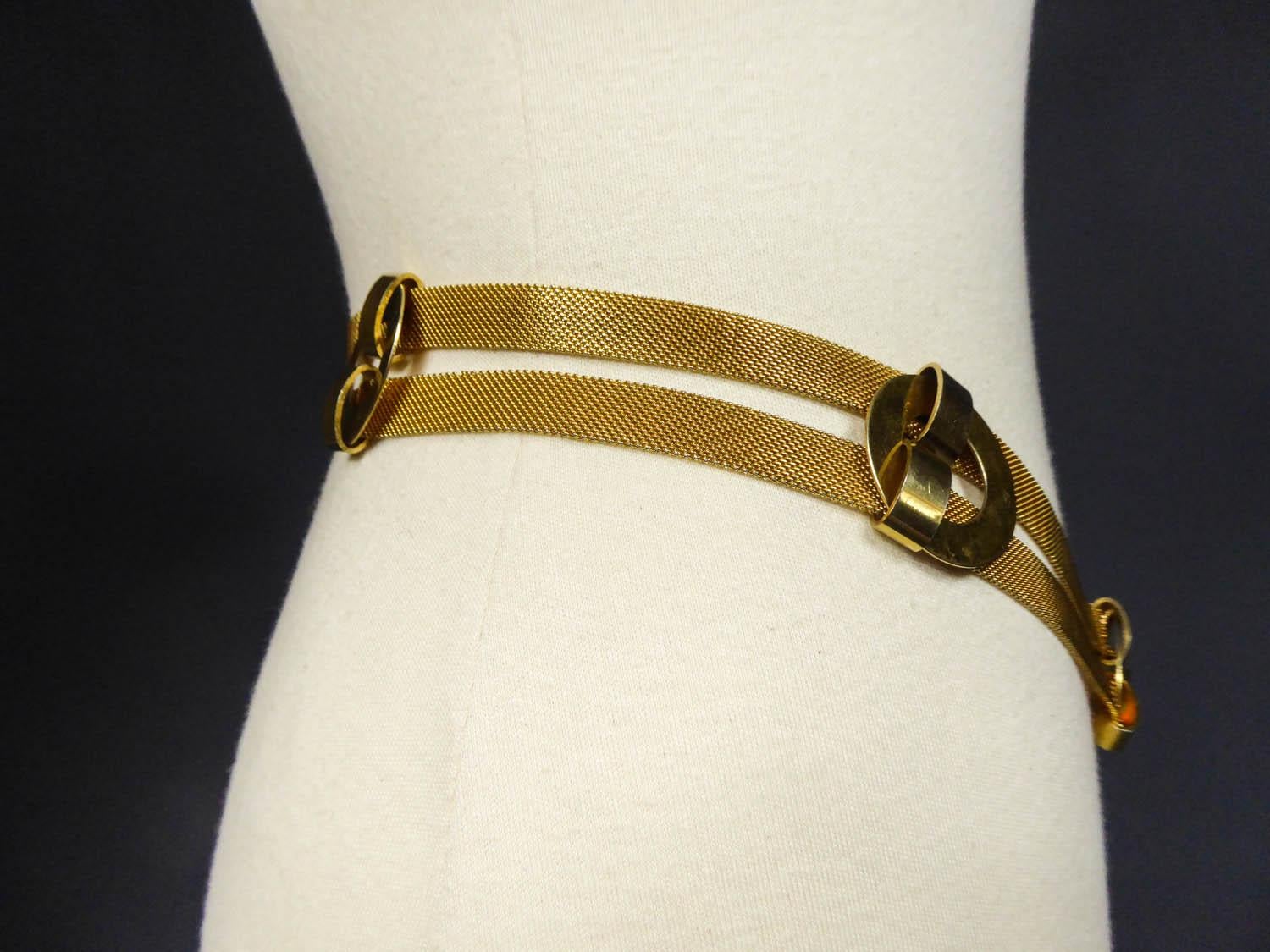 Ted Lapidus Couture Belt Circa 1970 3