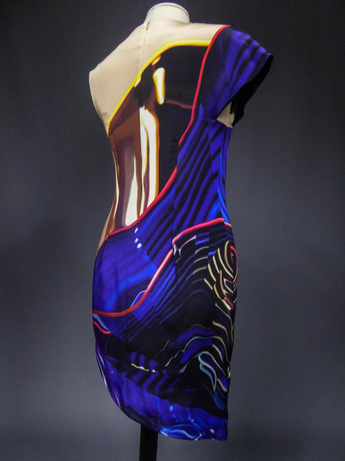 Mary Katranzou Asymmetrisches Kleid, ca. 2000 im Angebot 7