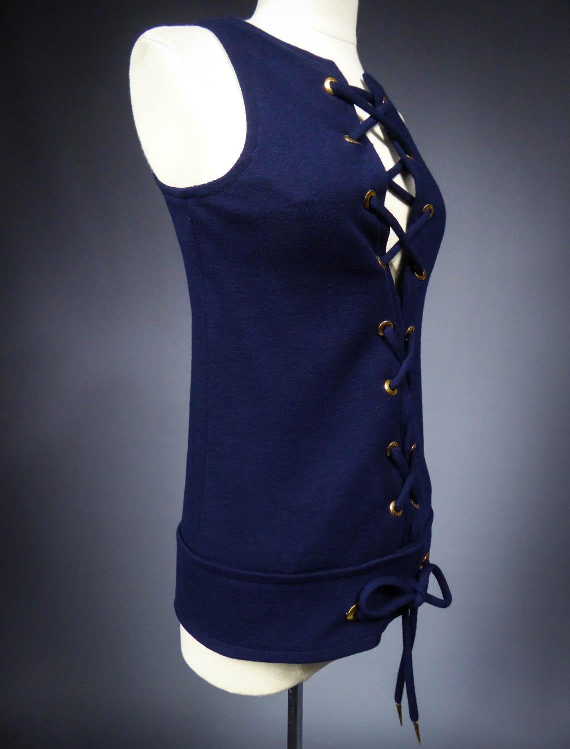 An Yves Saint Laurent Couture Bodice numbered 18603, 1967 Collection  3