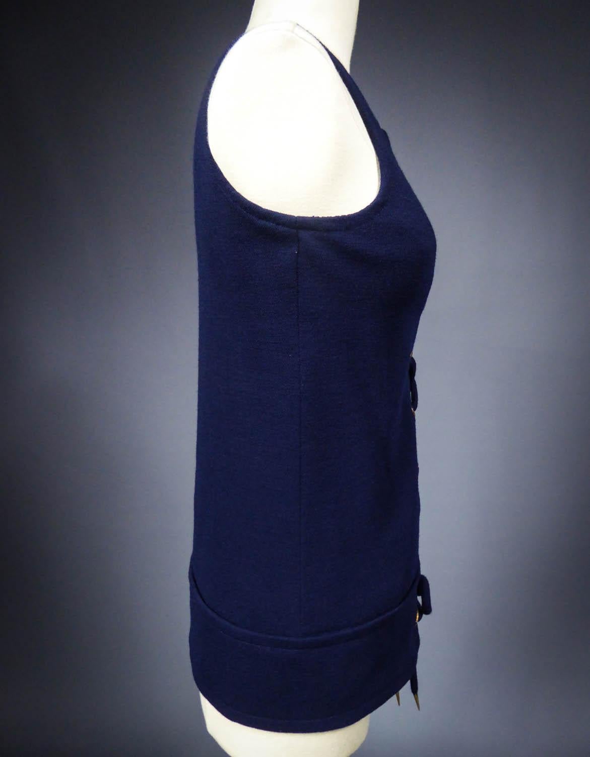 An Yves Saint Laurent Couture Bodice numbered 18603, 1967 Collection For Sale 4
