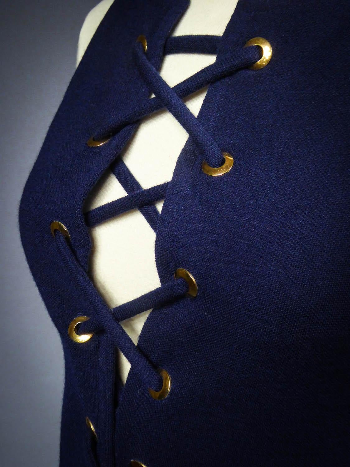An Yves Saint Laurent Couture Bodice numbered 18603, 1967 Collection For Sale 6