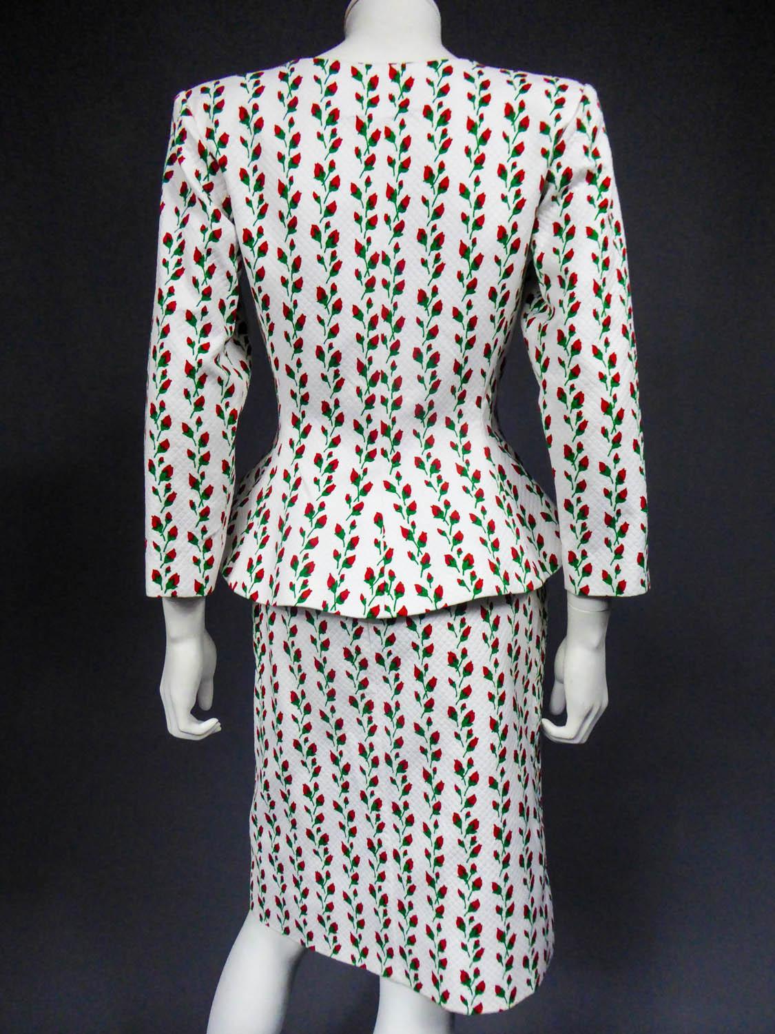 Yves Saint Laurent Rive Gauche skirt suit, Circa 1980 3