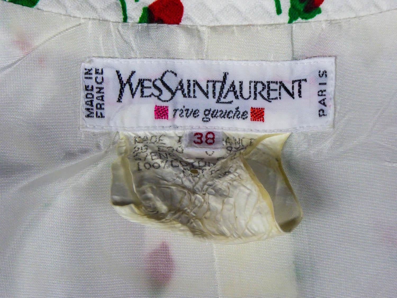 Yves Saint Laurent Rive Gauche skirt suit, Circa 1980 7