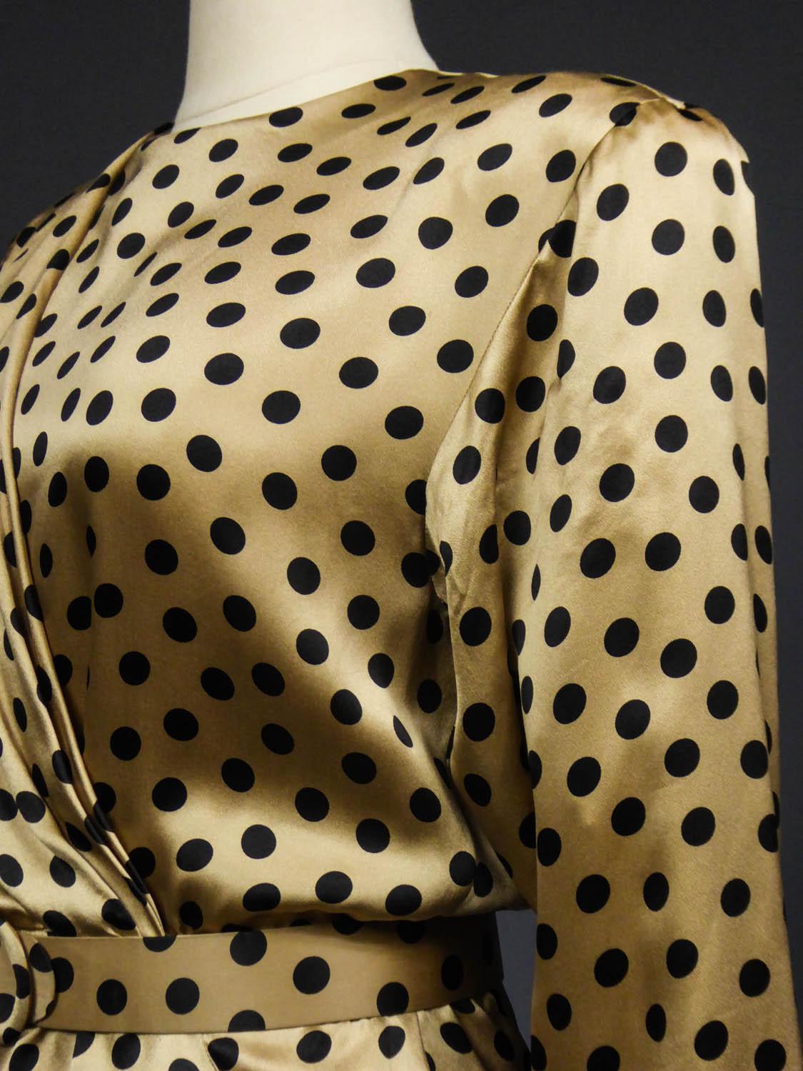 A Jean Louis Scherrer French Couture Blouse Circa 1985 For Sale 2