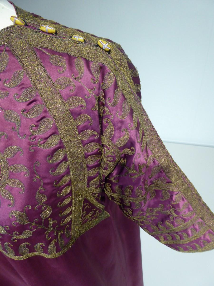 A Babani French Couture Orientalist Kaftan/Satin Evening Dress Circa 1930 2