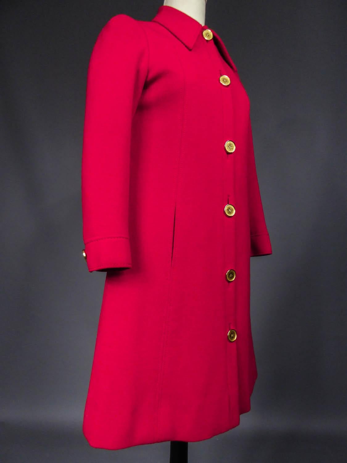 Women's  Jean Patou Coat Circa 1970