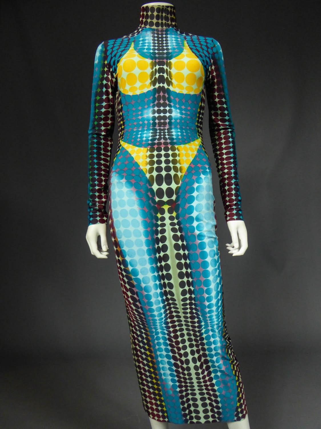 Blue A Jean-Paul Gaultier Mad Max Dress - Collection Autumn - Winter 1995 1996
