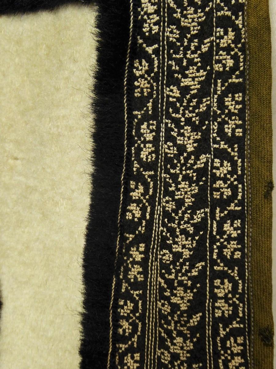 Beige Wool jacket embroidered - Macedonia early 20th century