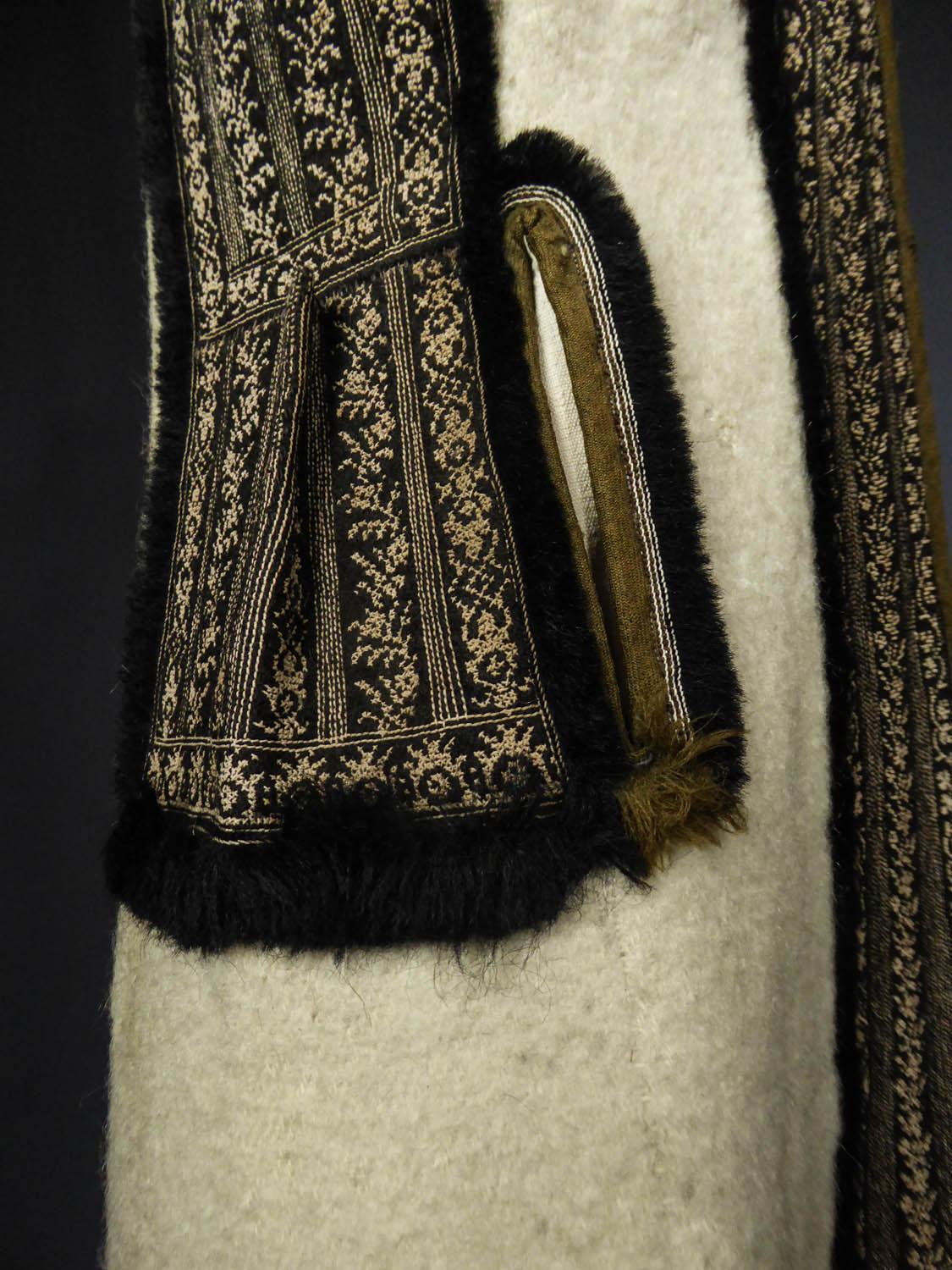 Women's or Men's Wool jacket embroidered - Macedonia early 20th century
