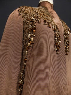 French Evening Cape with Trimmings Emile Pingat style 1890 - 1905