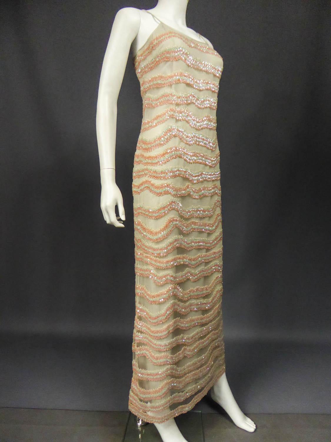 Women's Giorgio Armani Couture fashion show dress worn by Claudia Cardinale - Circa 2000 For Sale