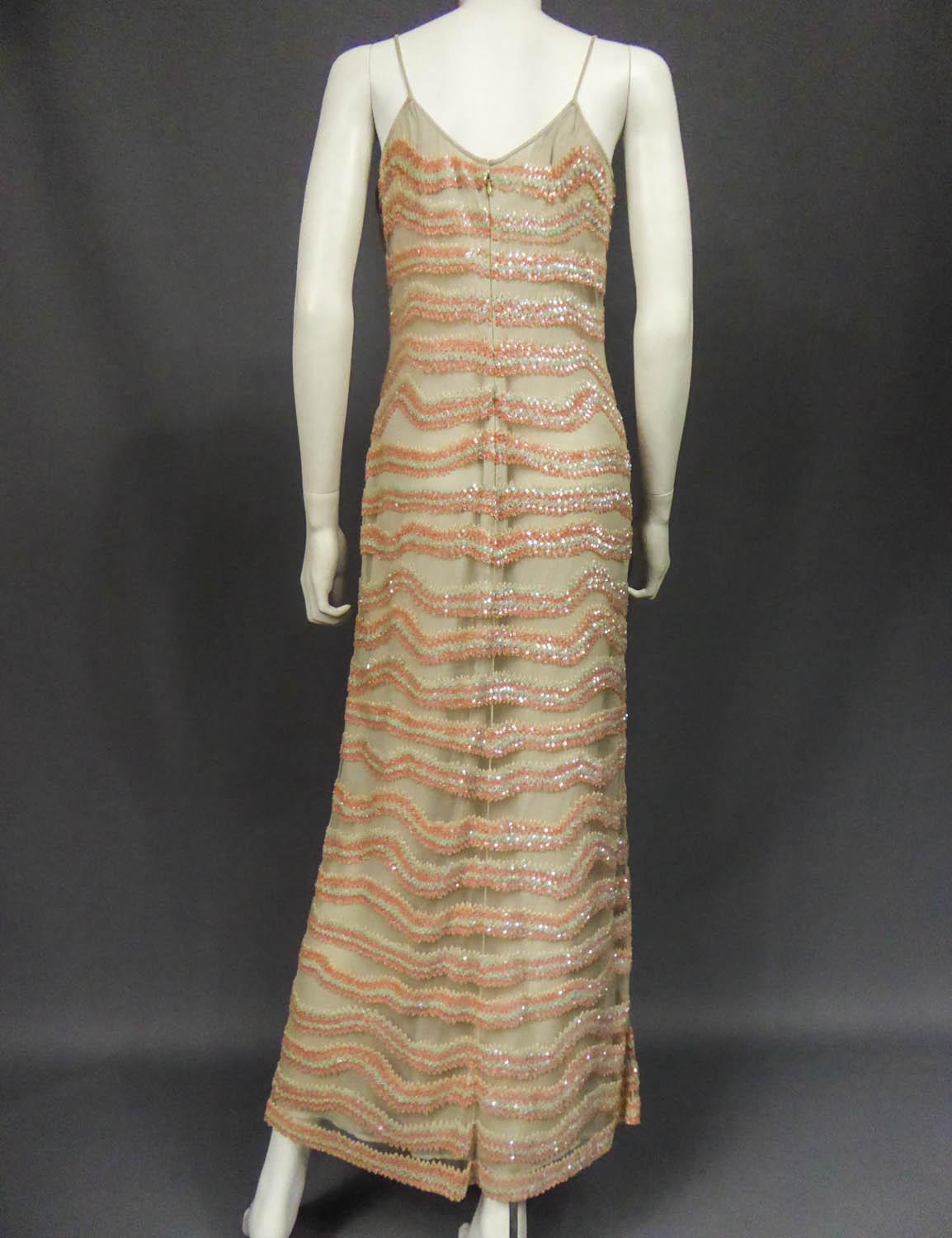 Giorgio Armani Couture fashion show dress worn by Claudia Cardinale - Circa 2000 For Sale 3
