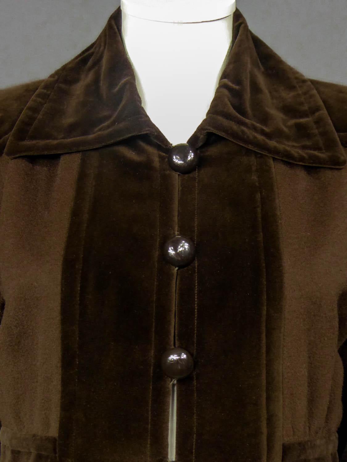 An Saint Laurent Rive Gauche Ballets Russes Collection Coat Circa 1976 - 1978 For Sale 1