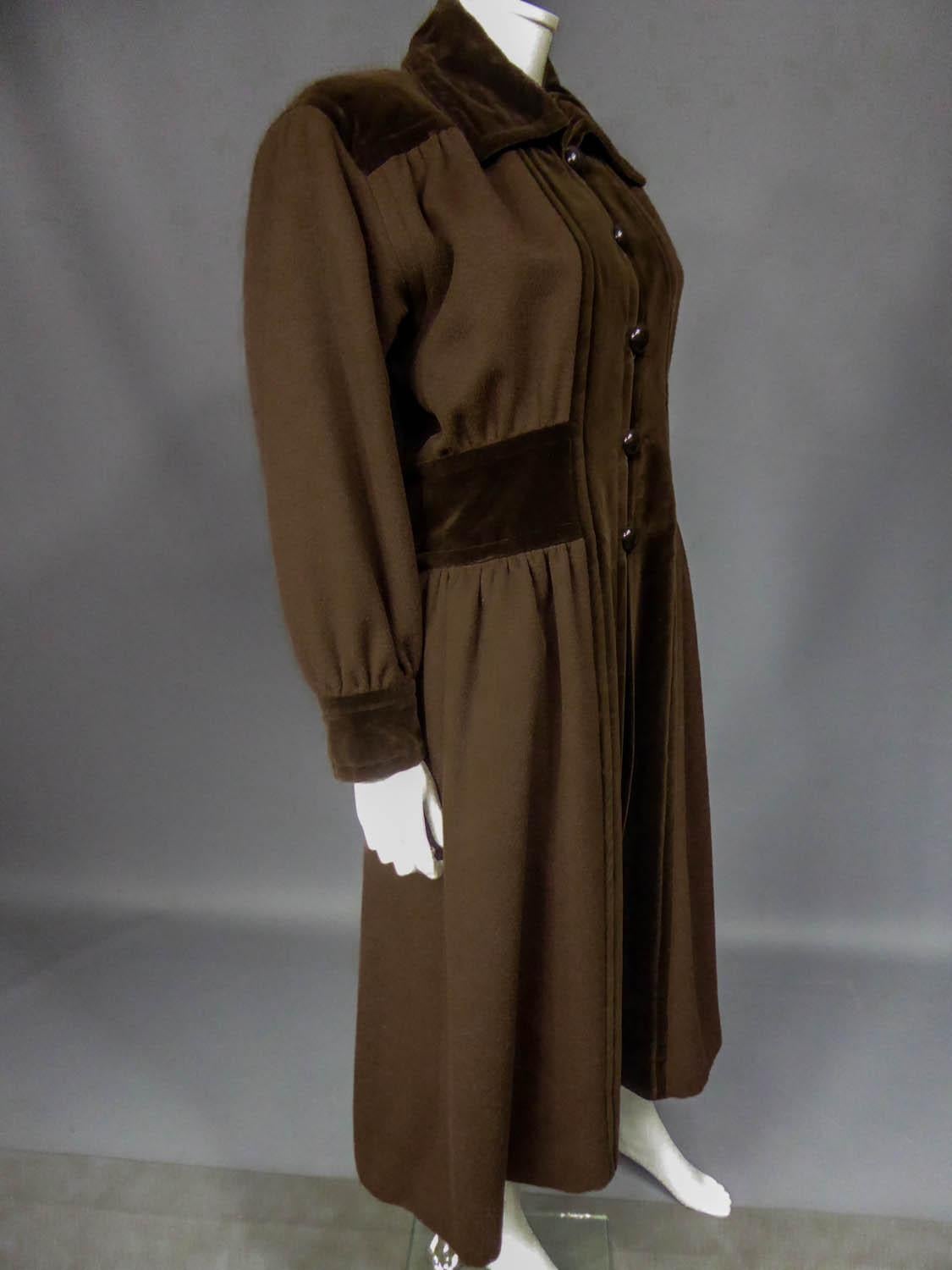 An Saint Laurent Rive Gauche Ballets Russes Collection Coat Circa 1976 - 1978 For Sale 2